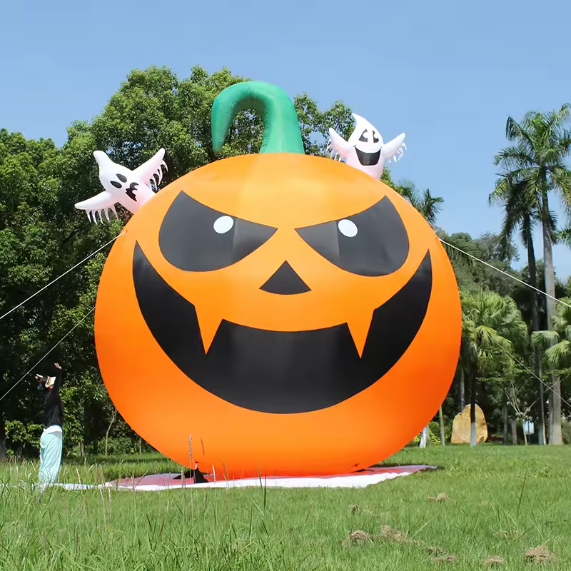 Custom Giant Halloween Inflatable Pumpkin Balloon | Outdoor Halloween Decoration & Festival Display